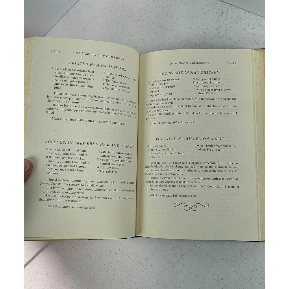 The Light‎ and Easy Cookbook Barbara Gibbons 1980 HC w Dust Jacket
